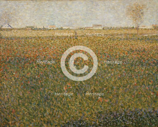 La Luzerne, Saint-Denis, 1884-1885. Creator: Seurat, Georges Pierre (1859-1891).