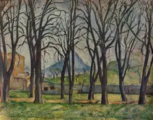 La Montagne Sainte-Victoire 1935. Artists: Paul Cezanne, George Newnes