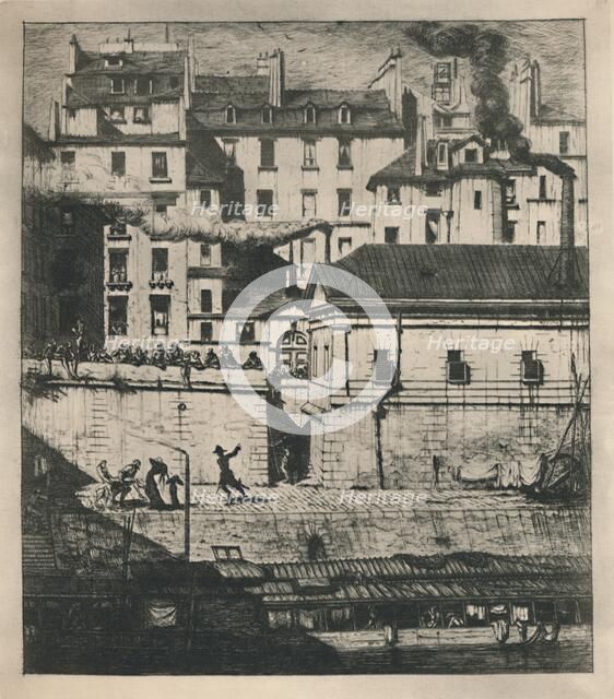 'La Morgue (3rd State, 9 1/8 x 8 1/8 Inches)', 1854, (1927). Artist: Charles Meryon.