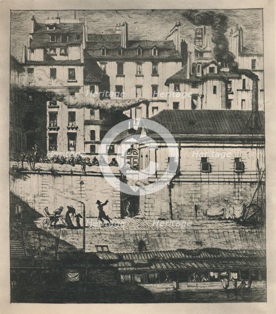 'La Morgue (3rd State, 9 1/8 x 8 1/8 Inches)', 1854, (1927). Artist: Charles Meryon.