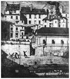 La Morgue c1841-1868 (1924). Artist: Charles Meryon