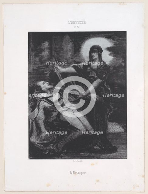 La Mort de peur, 1830-76., 1830-76. Creator: Narcisse Virgile Diaz de la Pena.