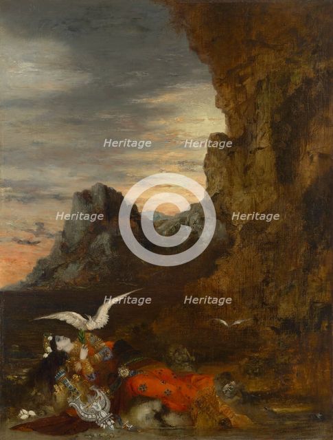 La mort de Sappho (The Death of Sappho), c1872. Creator: Moreau, Gustave (1826-1898).