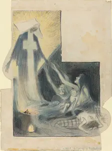 La mort des pauvres - Baudelaire, 1894. Creator: Theophile Alexandre Steinlen