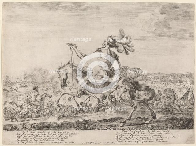 La Mort sur un champ de bataille [Death on a Battlefield], 1648. Creator: Stefano della Bella.