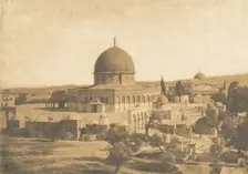 La Mosquée d'Omar, à Jérusalem, August 1850. Creator: Maxime du Camp