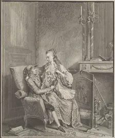 La Matinée (L'heureuse Union), after 1789. Creator: Louis Bosse