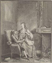La Matinée (L'heureuse Union), after 1789. Creator: Louis Bosse