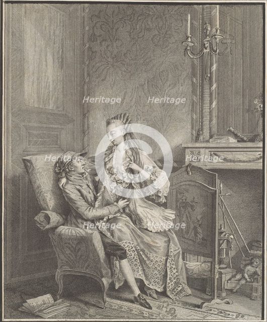 La Matinée (L'heureuse Union), after 1789. Creator: Louis Bosse.