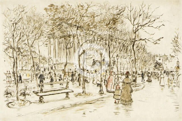 La Madeleine, 1898. Creator: Jean-François Raffaëlli.