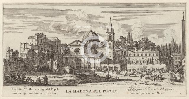La Madona del Popolo, 1640-1660. Creator: Israel Silvestre.