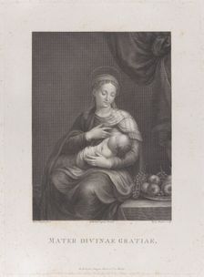 La Madonna del Latte, 1815. Creator: Raphael Morghen
