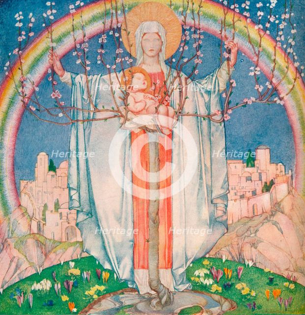 La Madonna Di Promessa, c1890-1914, (1914). Artist: Edward Reginald Frampton
