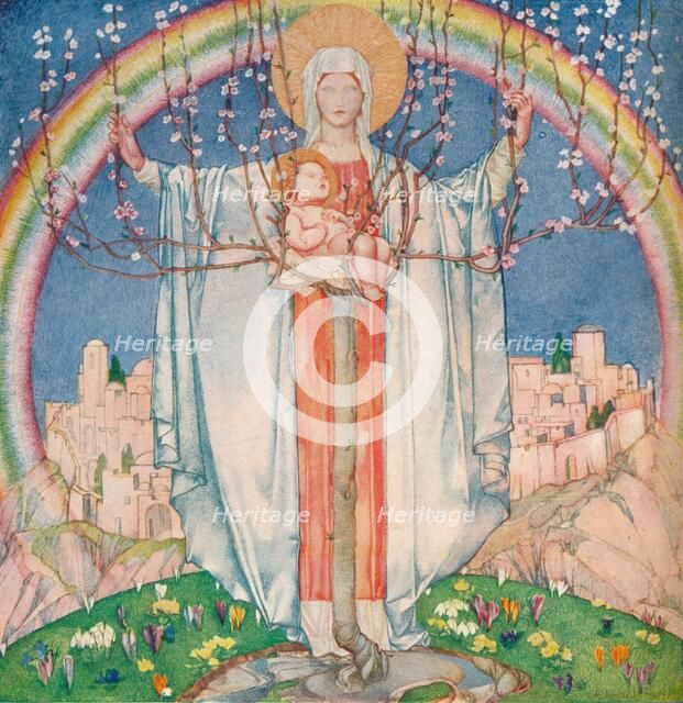 La Madonna Di Promessa, c1890-1914, (1914). Artist: Edward Reginald Frampton
