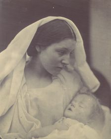 La Madonna Riposata, 1864. Creator: Julia Margaret Cameron