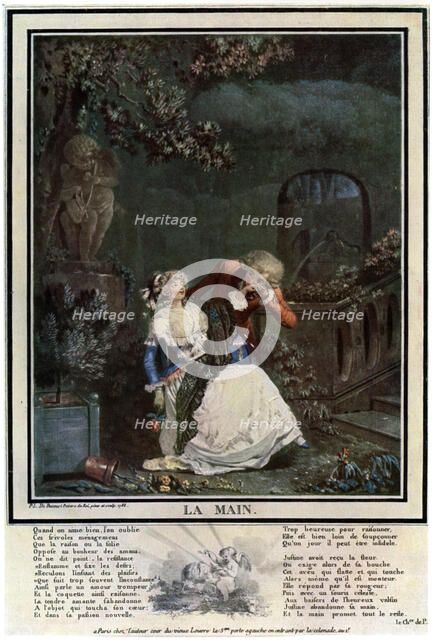 'La Main', 1788 (1931).Artist: Philibert Louis Debucourt