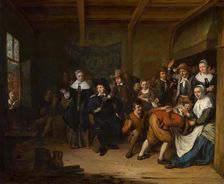 La Main Chaude ('Hot Cockles'). Creator: Cornelis de Man