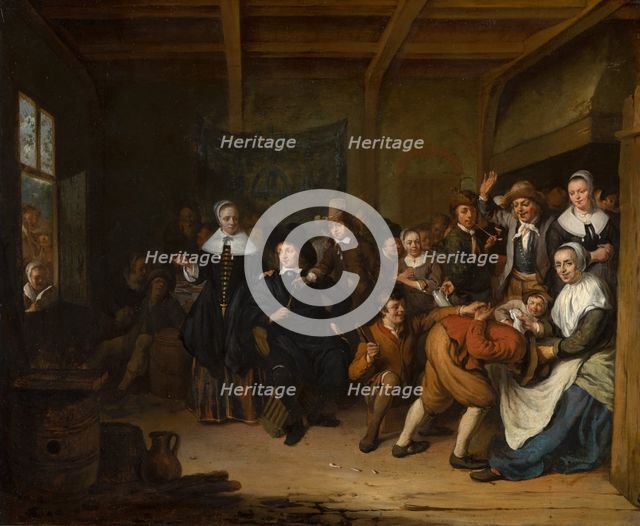 'La Main Chaude' ('Hot Cockles'). Creator: Cornelis de Man.