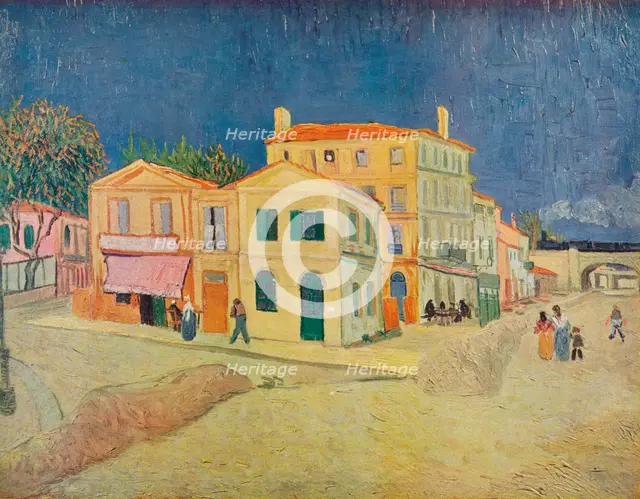 'La Maison De Vincent A Arles', 1888. Artists: Vincent van Gogh, Lindsay Drummond Ltd.