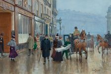 La Maison Doucet, Paris. Creator: Béraud, Jean (1849-1936)