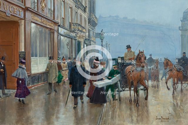 La Maison Doucet, Paris. Creator: Béraud, Jean (1849-1936).