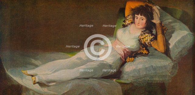 'La Maja Vestida', (The Clothed Maja), 1800-1808, (c1934). Artist: Francisco Goya.