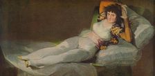 La Maja Vestida (The Clothed Maja), 1800-1808, (c1934). Artist: Francisco Goya