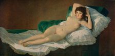 La Maja Desnuda (The Naked Maja), c.1797-1800, (c1934). Artist: Francisco Goya