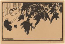 La Manifestation (The Demonstration), 1893. Creator: Félix Vallotton