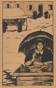 La Marchande ambulante (The Street Vendor), 1895. Creator: Paul Serusier