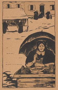 La Marchande ambulante (The Street Vendor), 1895. Creator: Paul Serusier