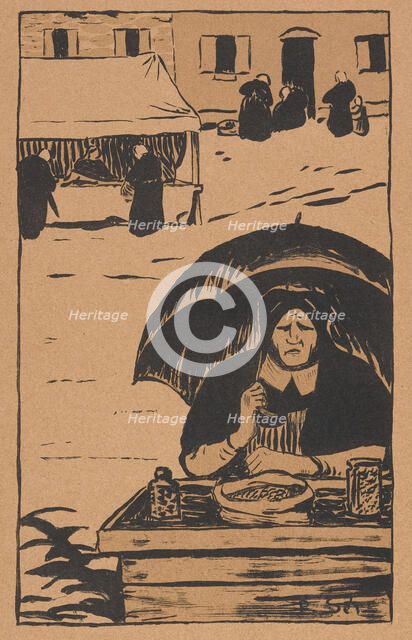 La Marchande ambulante (The Street Vendor), 1895. Creator: Paul Serusier.