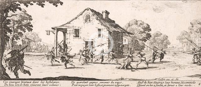 La Maraude (Marauding), 1633. Creator: Jacques Callot.