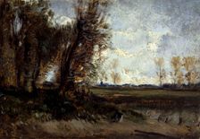 La mare, between 1850 and 1860. Creator: Felix Francois Georges Philibert Ziem