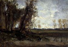 La mare, between 1850 and 1860. Creator: Felix Francois Georges Philibert Ziem