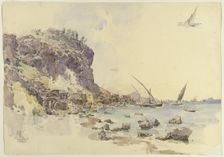 La Marina grande del Vico, 1841. Creator: Johann Nepomuk Rauch