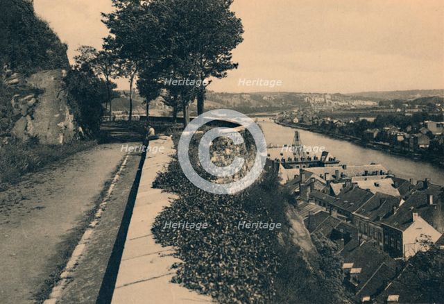 'La Meuse vue de la Citadelle', c1900. Artist: Unknown.