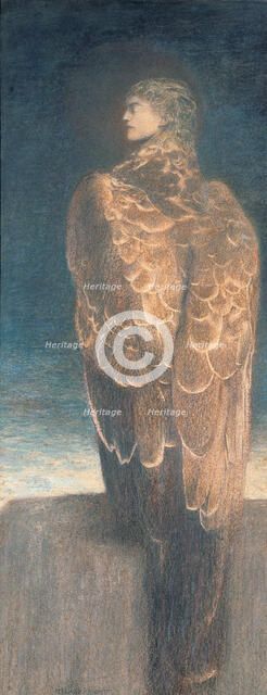 La Médusa endormie (Sleeping Medusa), 1896. Creator: Khnopff; Fernand (1858-1921).