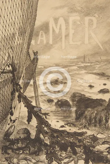La Mer, 1850-1914. Creator: Felix Bracquemond.