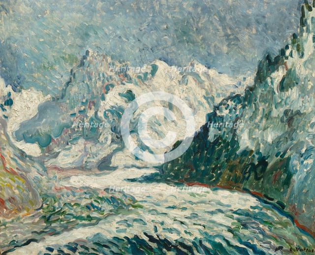 La Mer de Glace à Chamonix-Mont-Blanc, 1903. Creator: Louis Valtat.