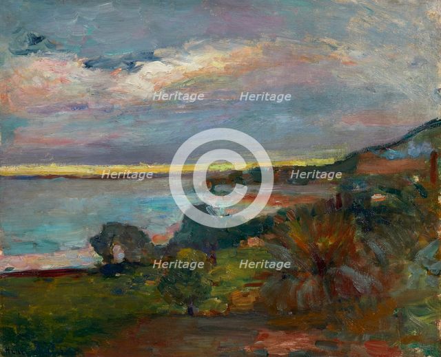 La Mer en Corse, Le Scoud, 1898. Creator: Matisse, Henri (1869-1954).