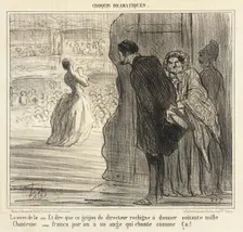 La mère de la chanteuse, 1856. Creator: Honore Daumier