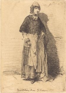 La Mère Gérard, 1858. Creator: James Abbott McNeill Whistler