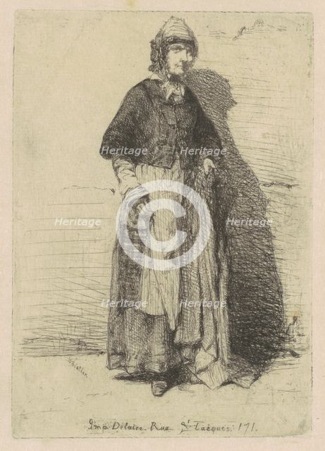 La Mère Gérard, 1858. Creator: James Abbott McNeill Whistler.