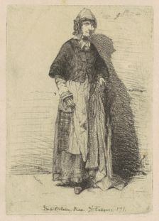 La Mère Gérard, 1858. Creator: James Abbott McNeill Whistler