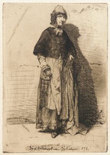 La Mère Gérard, 1858. Creator: James Abbott McNeill Whistler