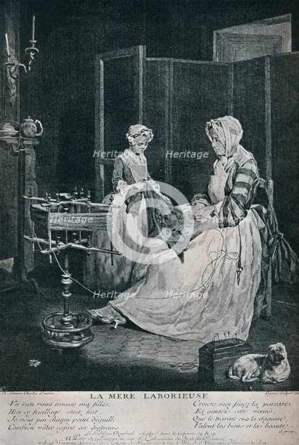 La Mere Laborieuse, 1740, (1916). Artist: Unknown