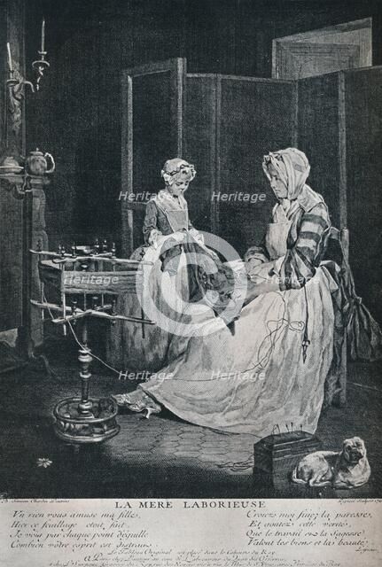 La Mere Laborieuse, 1740, (1916). Artist: Unknown