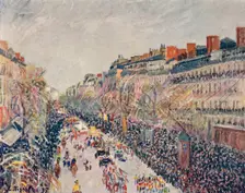 La Mi-Careme sur les Boulevards 1897. Artist: Camille Pissarro