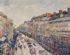 La Mi-Careme sur les Boulevards 1897. Artist: Camille Pissarro